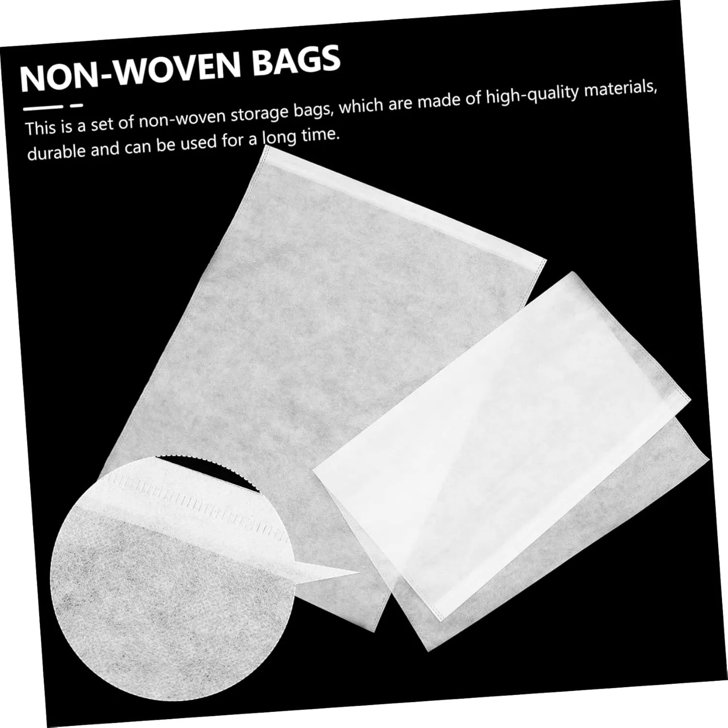 1 Set Non Woven Storage Bags Versatile Packing and Storing Bags for Organizing Clothes Shoes and Items for Travel and Seasonal Storage
