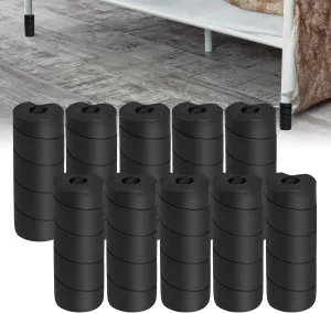 10 Pcs Bed Frame Toe Protectors Reusable Bed Frame Feet Protectors Black Bed Frame Leg Covers Snake Wrap Foam Cushion for Table Feet Protect Supplies