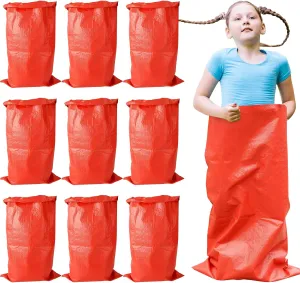 10PCS Outdoor Games Potato Sack Race Bags, 23.6"x39.3" Large Bags Outdoor Lawn Games for Adults and Kids,Outside Yard Games Bean Bag Games