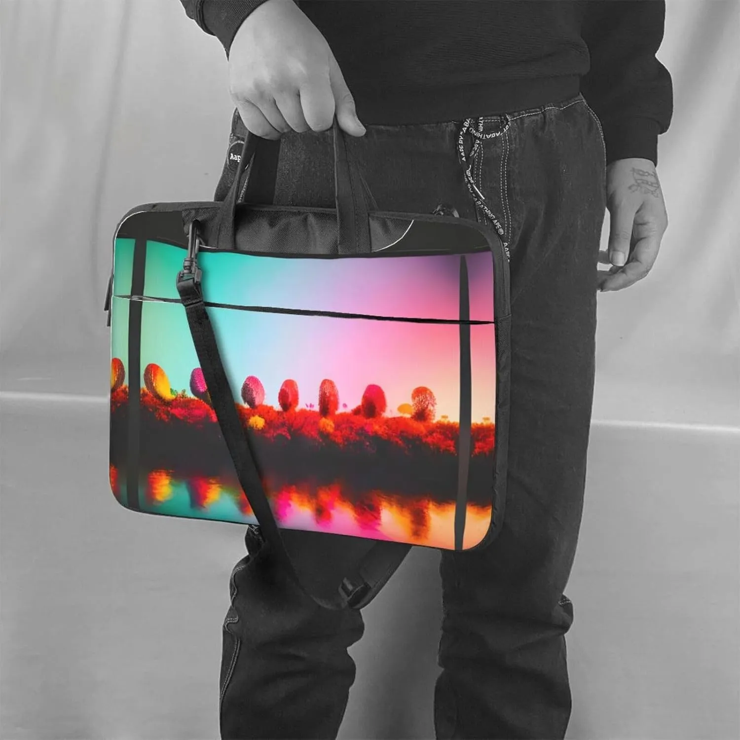 15.6 Inch Laptop Bag - Case with Soft Interior, Multiple Pockets - Ideal, Travel and Business Chicago Reflect