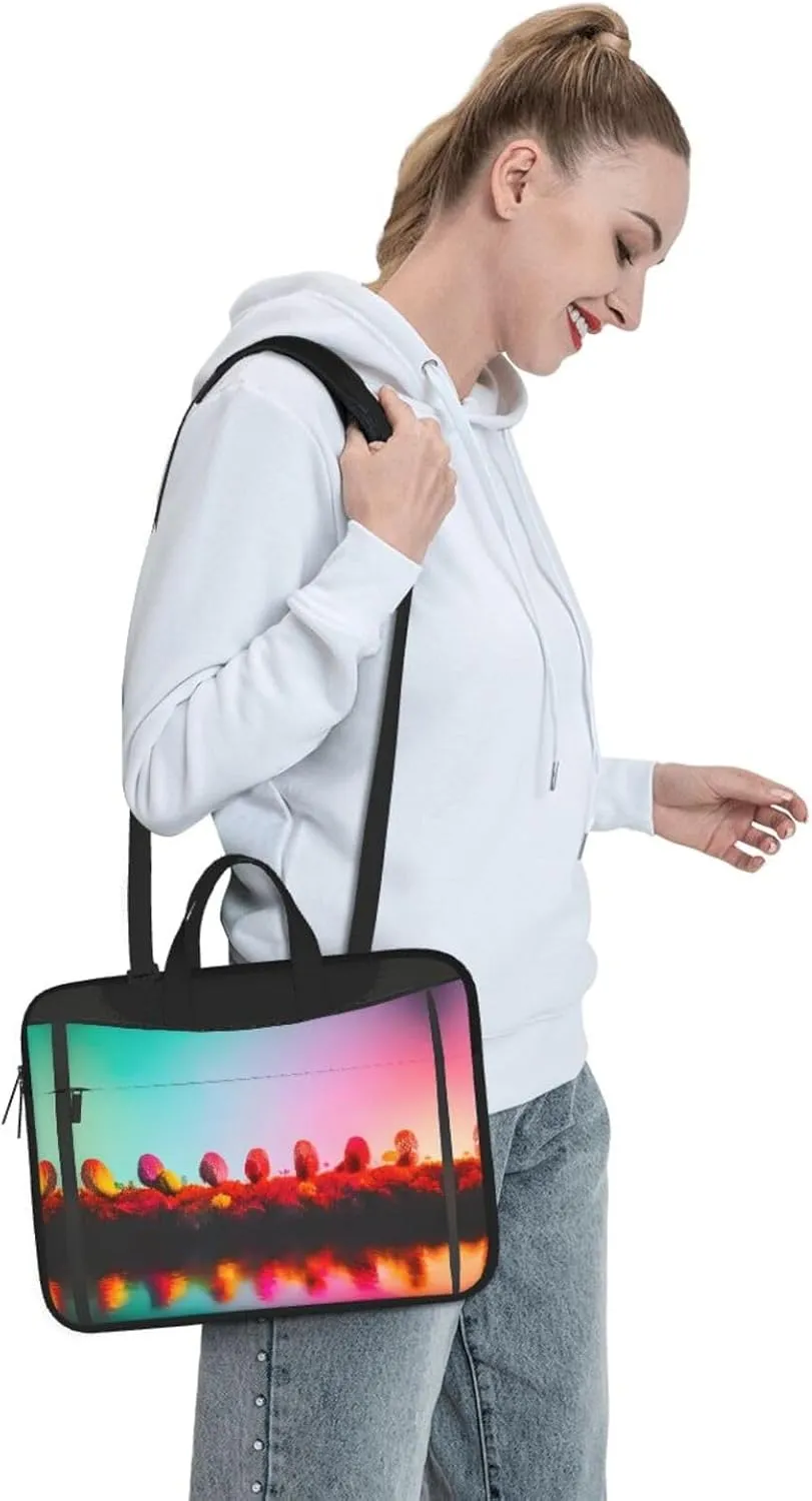 15.6 Inch Laptop Bag - Case with Soft Interior, Multiple Pockets - Ideal, Travel and Business Chicago Reflect