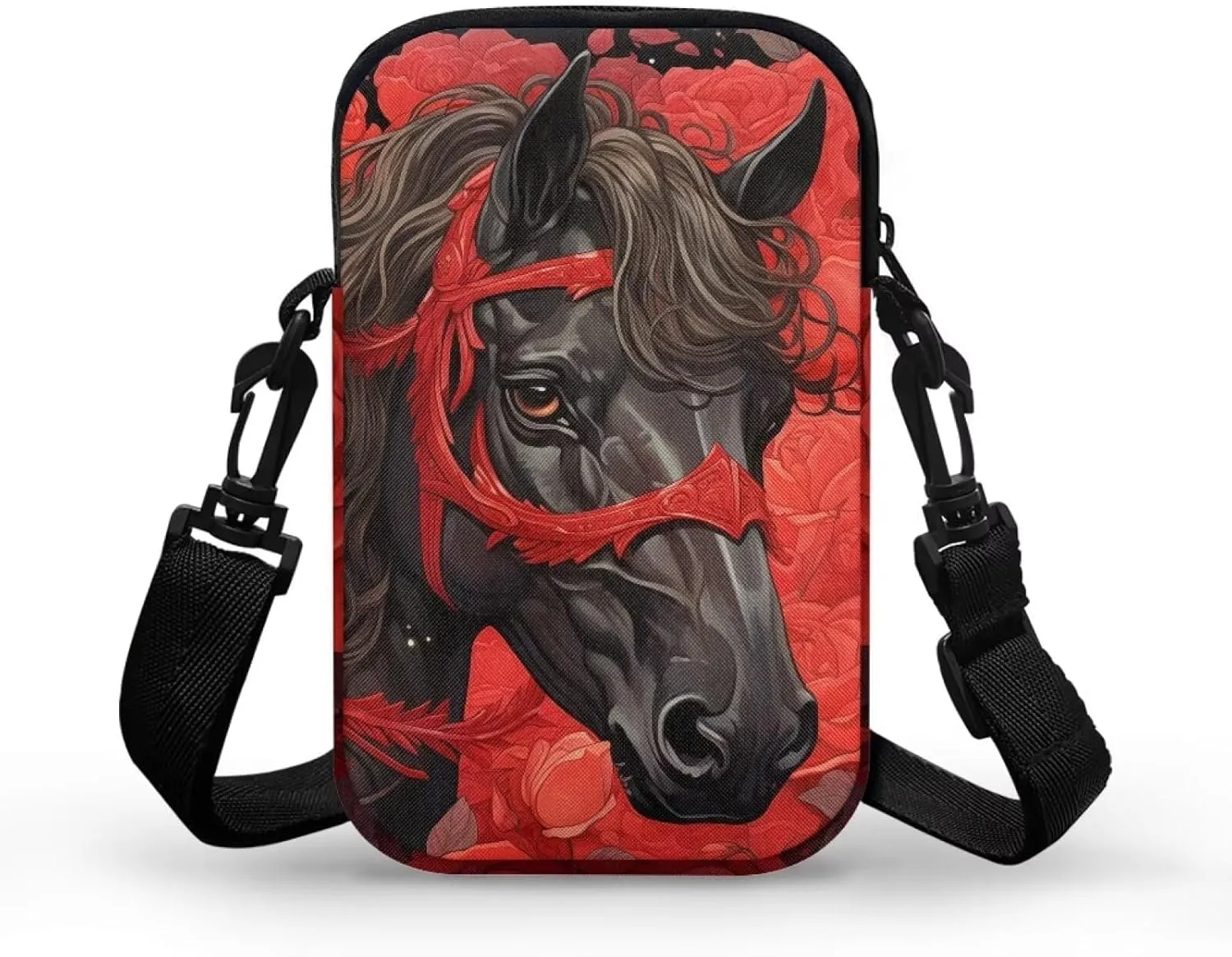 2 Layer Small Crossbody Bags for Women Men, Messenger Bags Waist Case Pack