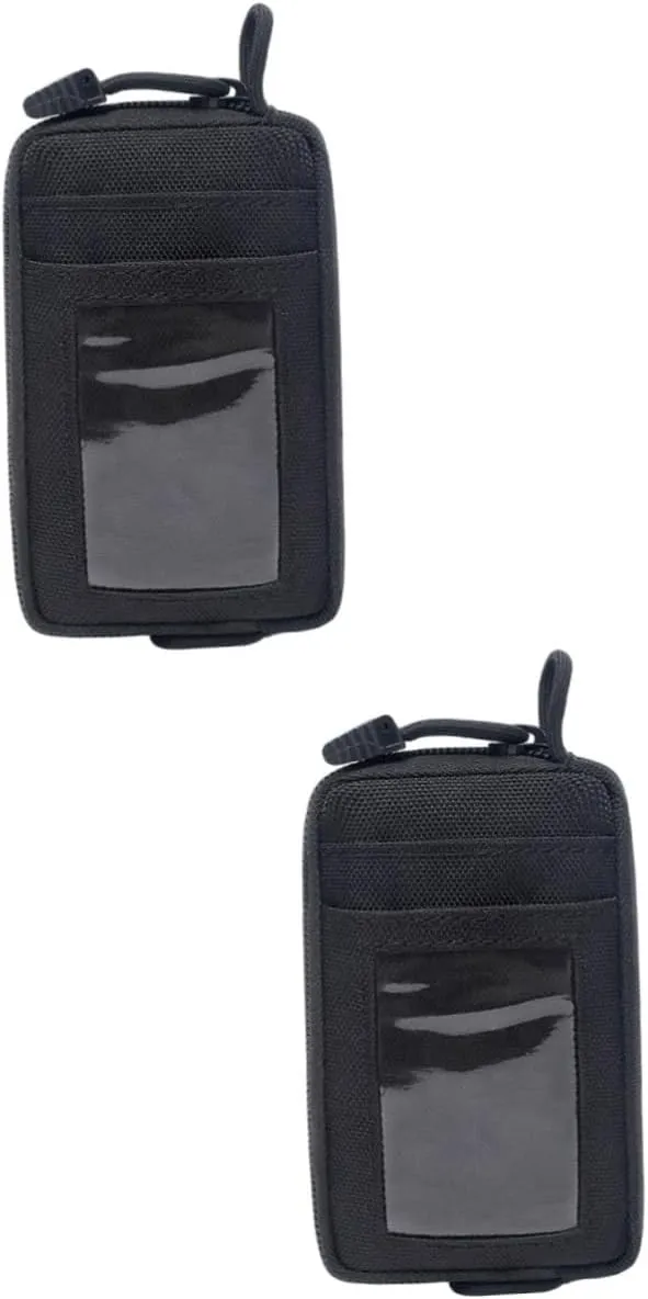 2 Pcs Nylon Utility Belt Pouch Small Pouch for Backpack Multi-functional Waist Pack Waterproof Feature for Outdoor Activities