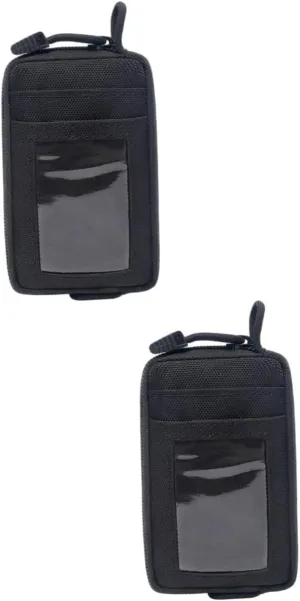 2 Pcs Nylon Utility Belt Pouch Small Pouch for Backpack Multi-functional Waist Pack Waterproof Feature for Outdoor Activities
