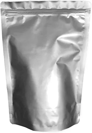 2-Quart 8" x 12" x 4" Seal-Top Stand-Up Mylar Bags - Long-Term Food Storage - 7 Mil Thick - Resealable - Heat Sealable - 50 Pack