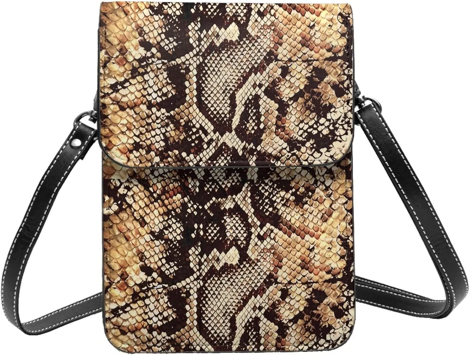 2025 Year Snake Chinese New Year Leather Crossbody Phone Purse for Women Cute Wallet Bags Lightweight Mini Sling Bag