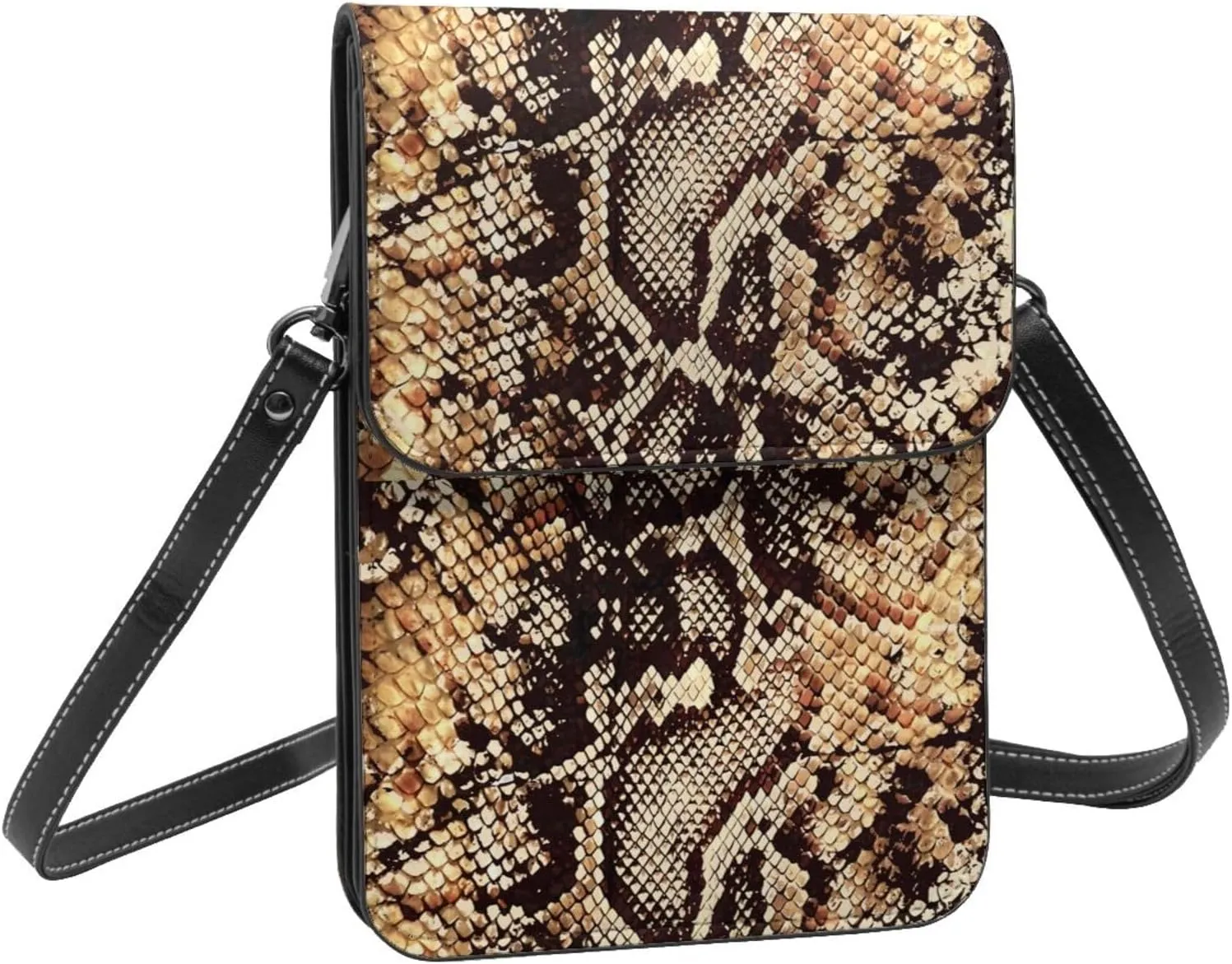 2025 Year Snake Chinese New Year Leather Crossbody Phone Purse for Women Cute Wallet Bags Lightweight Mini Sling Bag