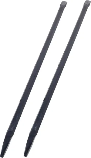 2Pcs Manganese Nail Puller Tool Ergonomic Home Extractor Pry Bar for Efficient Staple and Nail Removal Woodworking and Maintenance