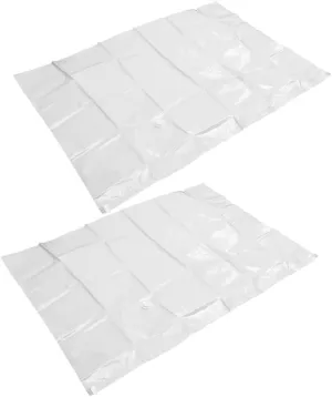 2pcs Storage Bags Reusable Sealing Bags for Clothes and Bedding for Moving and Home Organization