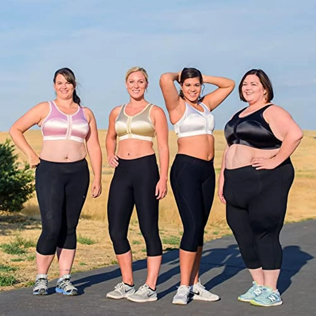 3 Pack Women's Plus Size Capri Leggings High Waist Tummy Control, Stretchy Yoga Workout Pants (XL-4X) - Spandex Elastic Fit
