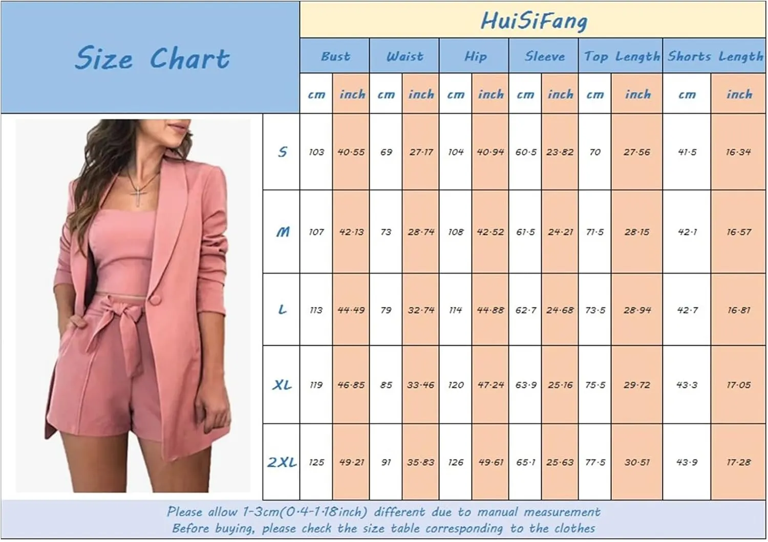 3 Piece Blazer Sets for Women Open Front Button Blazer   Crop Tops   Shorts Bottoms with Belt Business Suit Sets