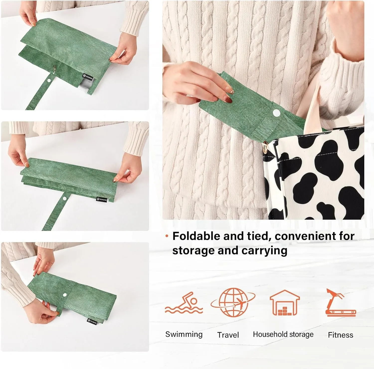 3 Set Travel Packing Cubes For Suitcases, Beautiful Green Leather, Stackable, Garment Bag Closet Storage, Luggage Space Saver, Organizadores De Maletas Para