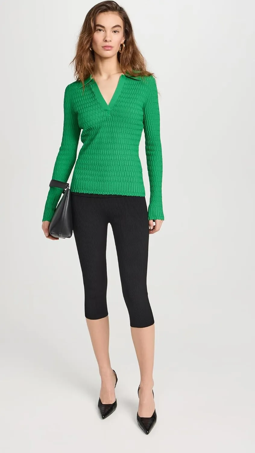 3.1 Phillip Lim Women's Compact Rib Capris