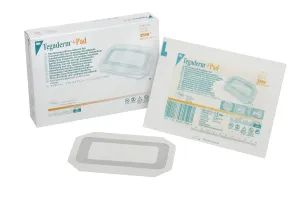3M™ Tegaderm™  Pad Film Dressing with Non-Adherent Pad, 3589E, 3-1/2 in x6 in, 1 / Bag, 100 Bags / Case