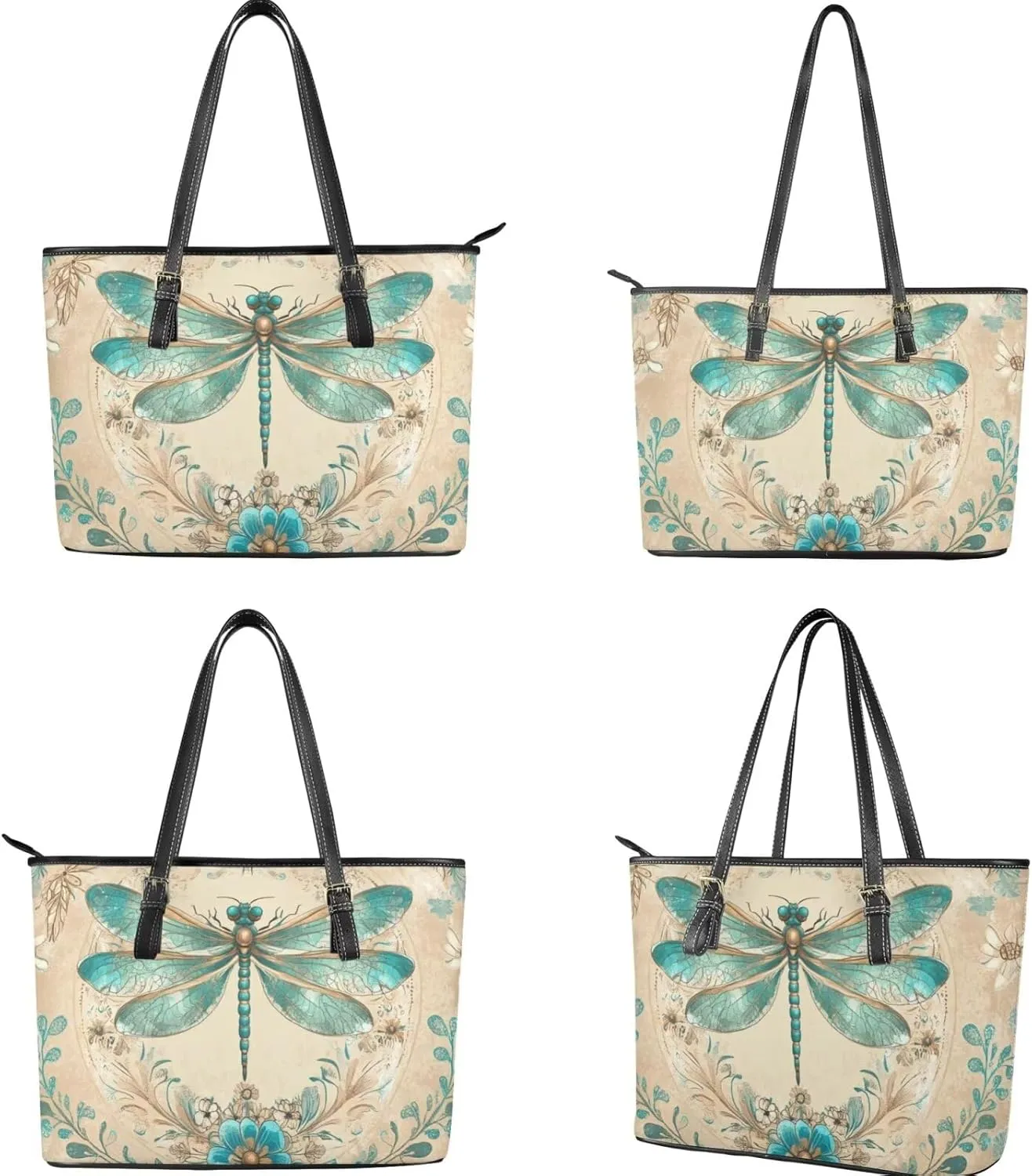 3pcs Tote Handbags and Purse for Women for Daily Use