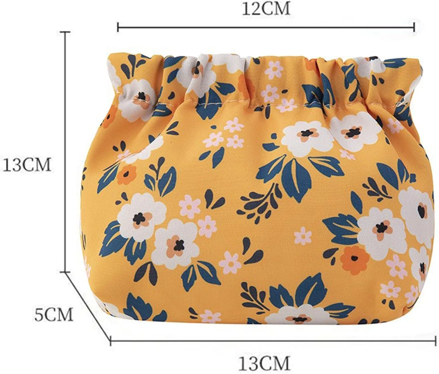 4Pack Treadcrck Portable Mini Storage Bag, Portable Mini Storage Bag for Purse, Mini Portable Storage Bags, No Zipper Self-Closing Mini Makeup Bag Organizer (4pcs A)