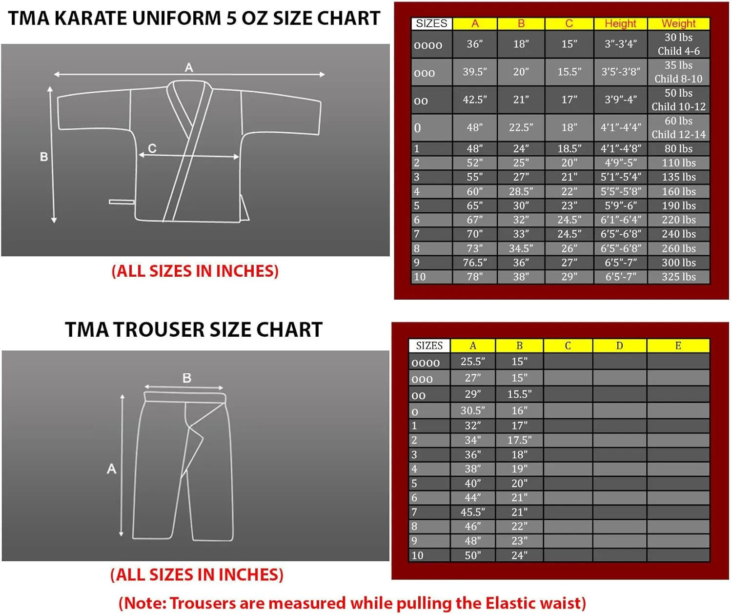 5 Oz. LIGHT WEIGHT KARATE UNIFORMS with WHITE FREE BELT