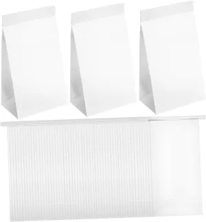 50 Pcs Disposable Vomit Bags Sanitary Emesis Bags for Travel Durable Material Leak Resistant Easy to Open Close