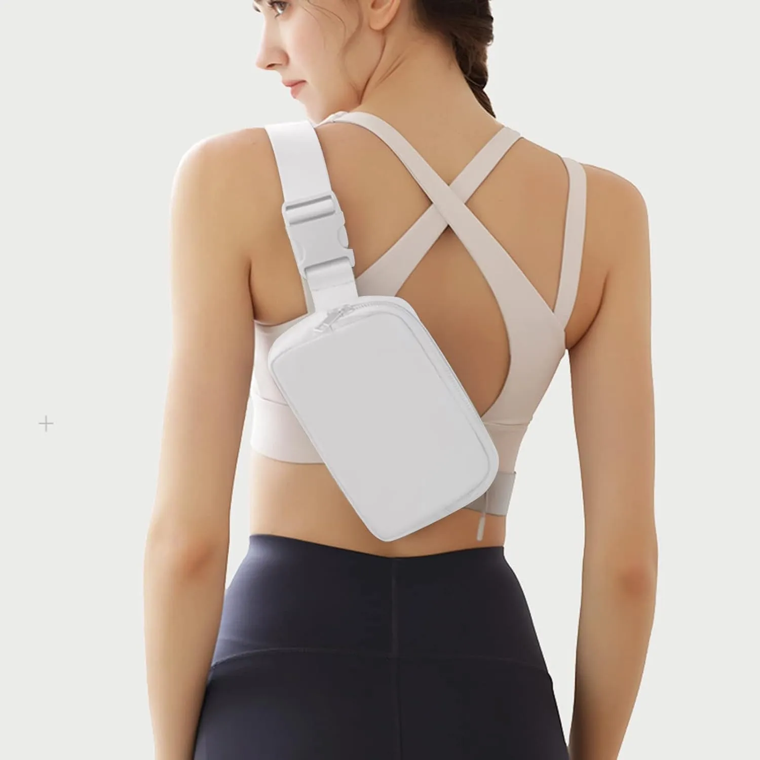60 120CM Waist Bag Gym Waist Belt Pouch Utility Waist Belt Pouch Activewear Waist Bag Suitable for Travel Party