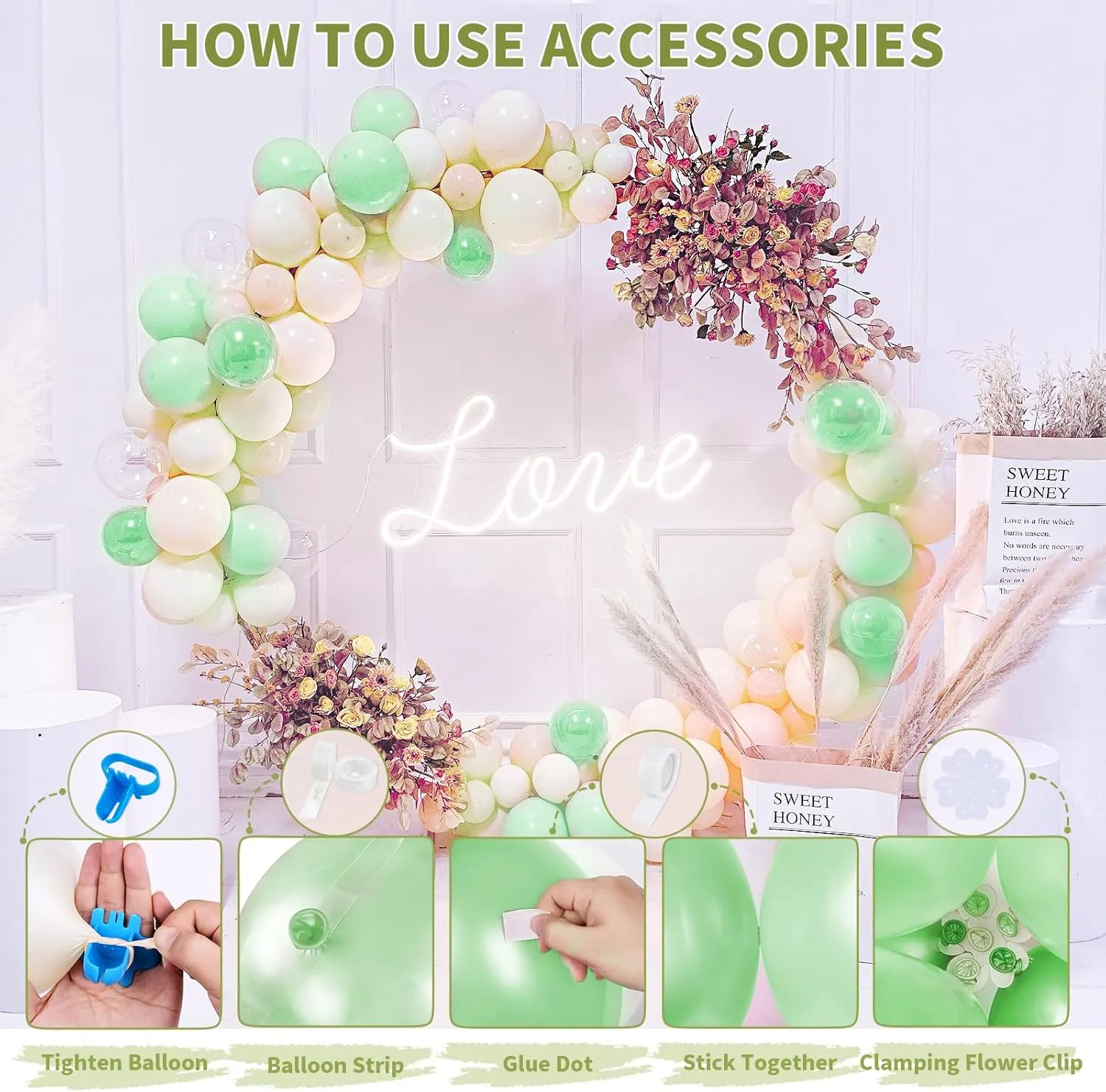 7.2ft Balloon Arch Stand White Metal Arch Backdrop Stand Circle Round Arch Frame Wedding Arch for Ceremony Birthday Party Anniversary Graduation Decoration