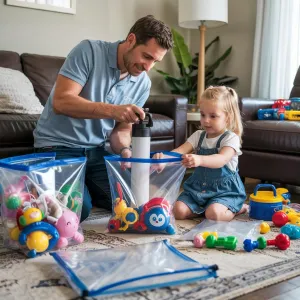8-Pack Heavy-Duty Premium Vacuum Storage Bags – 80% Space Saving! 8 Jumbo 39”X31”(100 x80cm) FREE ELECTRIC Pump. Ultra-Thick, Airtight & Reusable vacuum seal bags for clothing