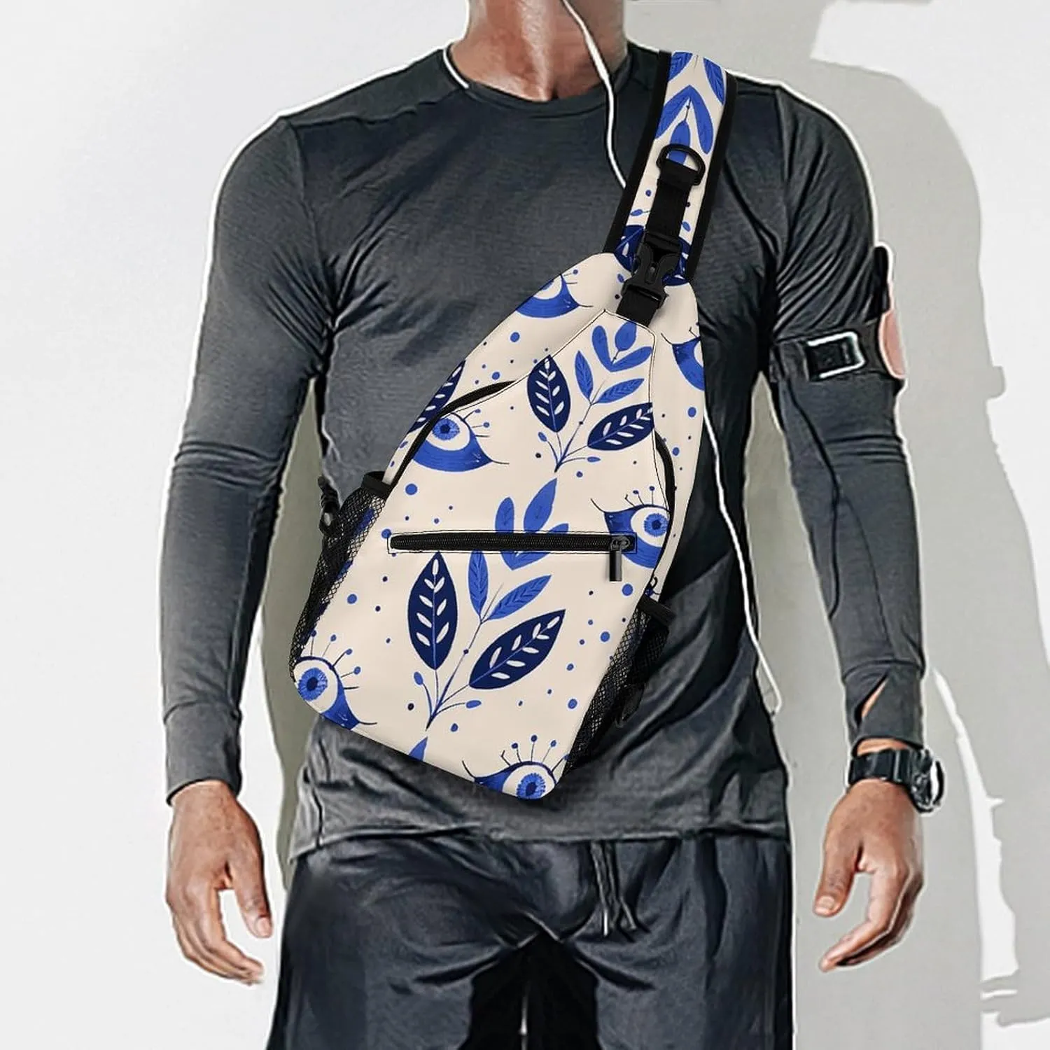 A Range of Sea Creatures Sling Bag Crossbody Bags Cross Body Bag Fanny Packs Chest Bags Sling Purses for Travel