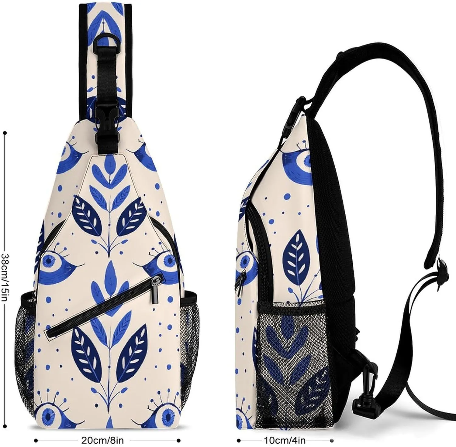 A Range of Sea Creatures Sling Bag Crossbody Bags Cross Body Bag Fanny Packs Chest Bags Sling Purses for Travel