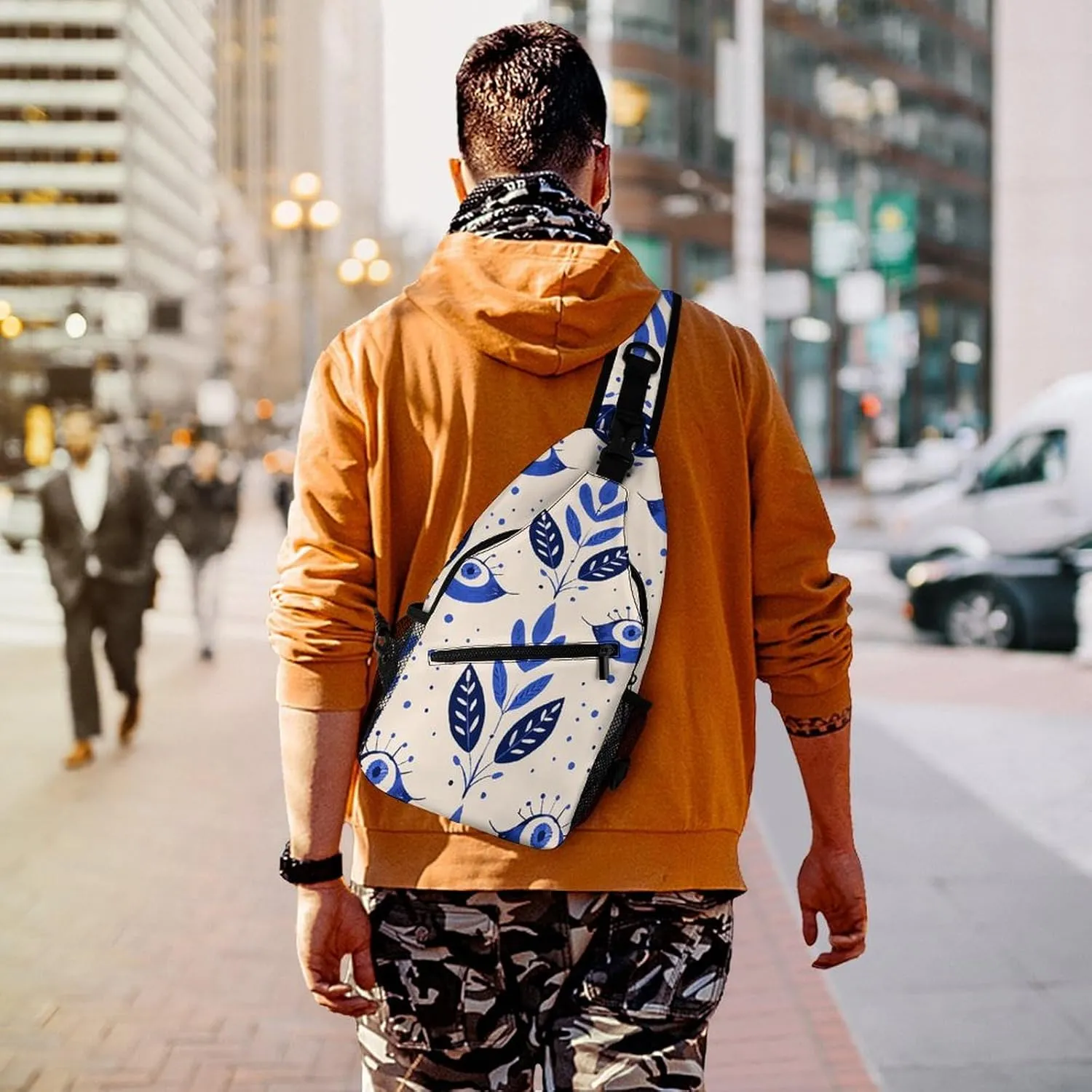 A Range of Sea Creatures Sling Bag Crossbody Bags Cross Body Bag Fanny Packs Chest Bags Sling Purses for Travel