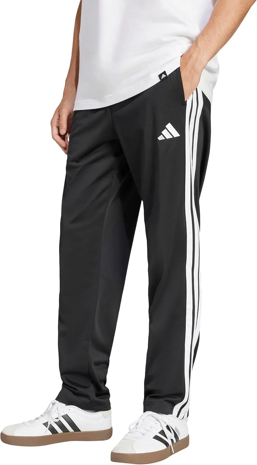 adidas Men's 3-Stripes Tricot Opem Hem Track Pants