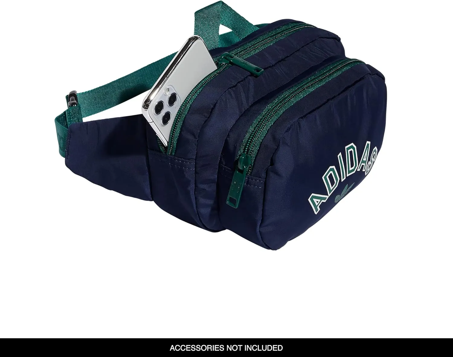 adidas Originals Sport Waist Pack/Travel and Festival Bag, Night Indigo/Dark Green, One Size
