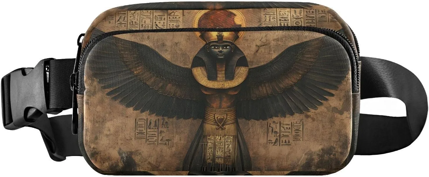 AIXIWAWA Egyptian Painting Fanny Pack Crossbody Bags Waist Pack with Adjustable Strap for Hiking Running