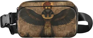 AIXIWAWA Egyptian Painting Fanny Pack Crossbody Bags Waist Pack with Adjustable Strap for Hiking Running