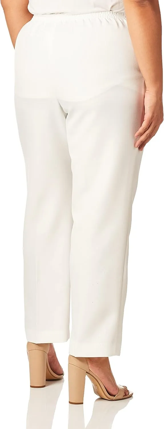 Alfred Dunner Classics Elastic Waist Pants