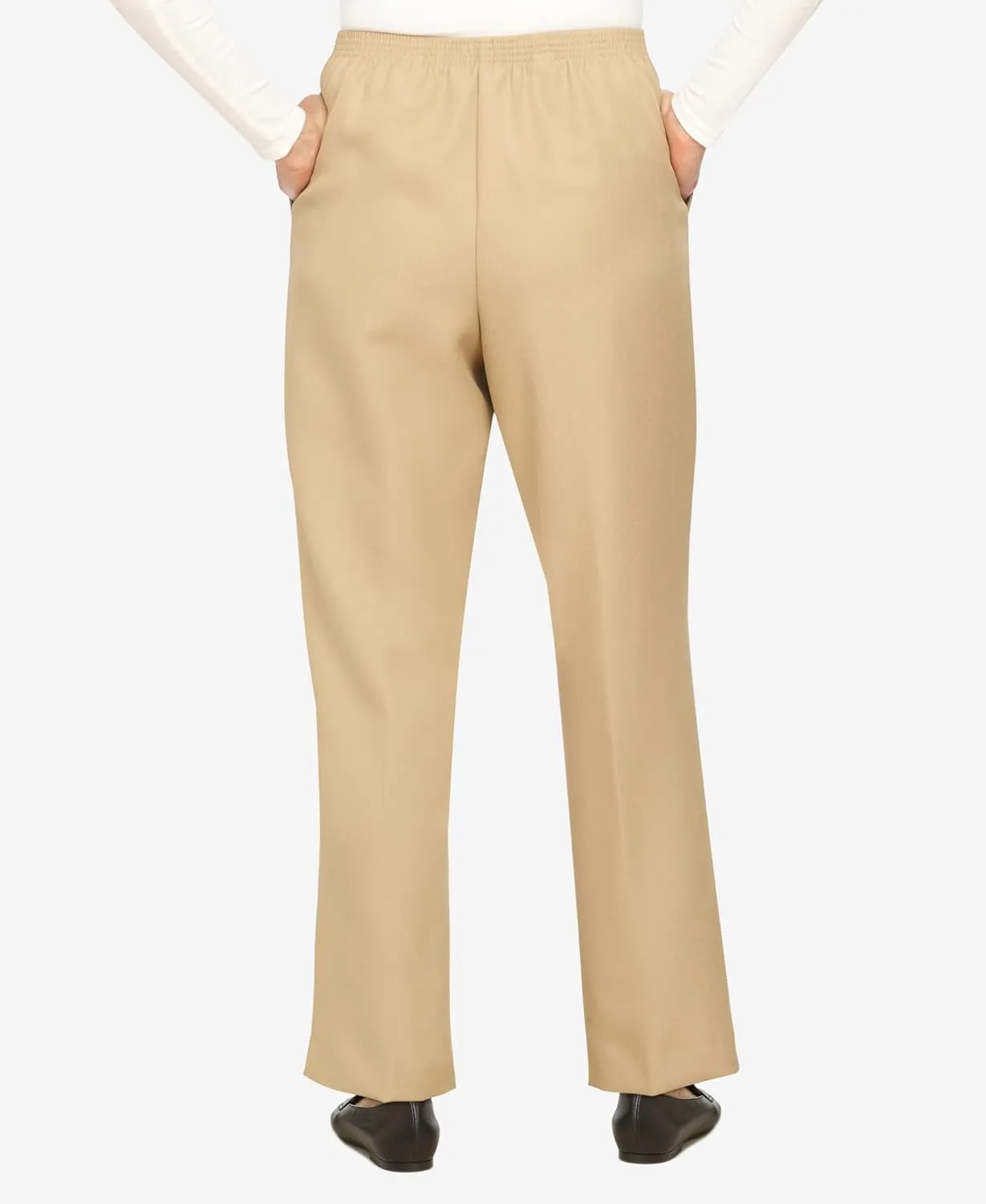 Alfred Dunner Classics Elastic Waist Pants