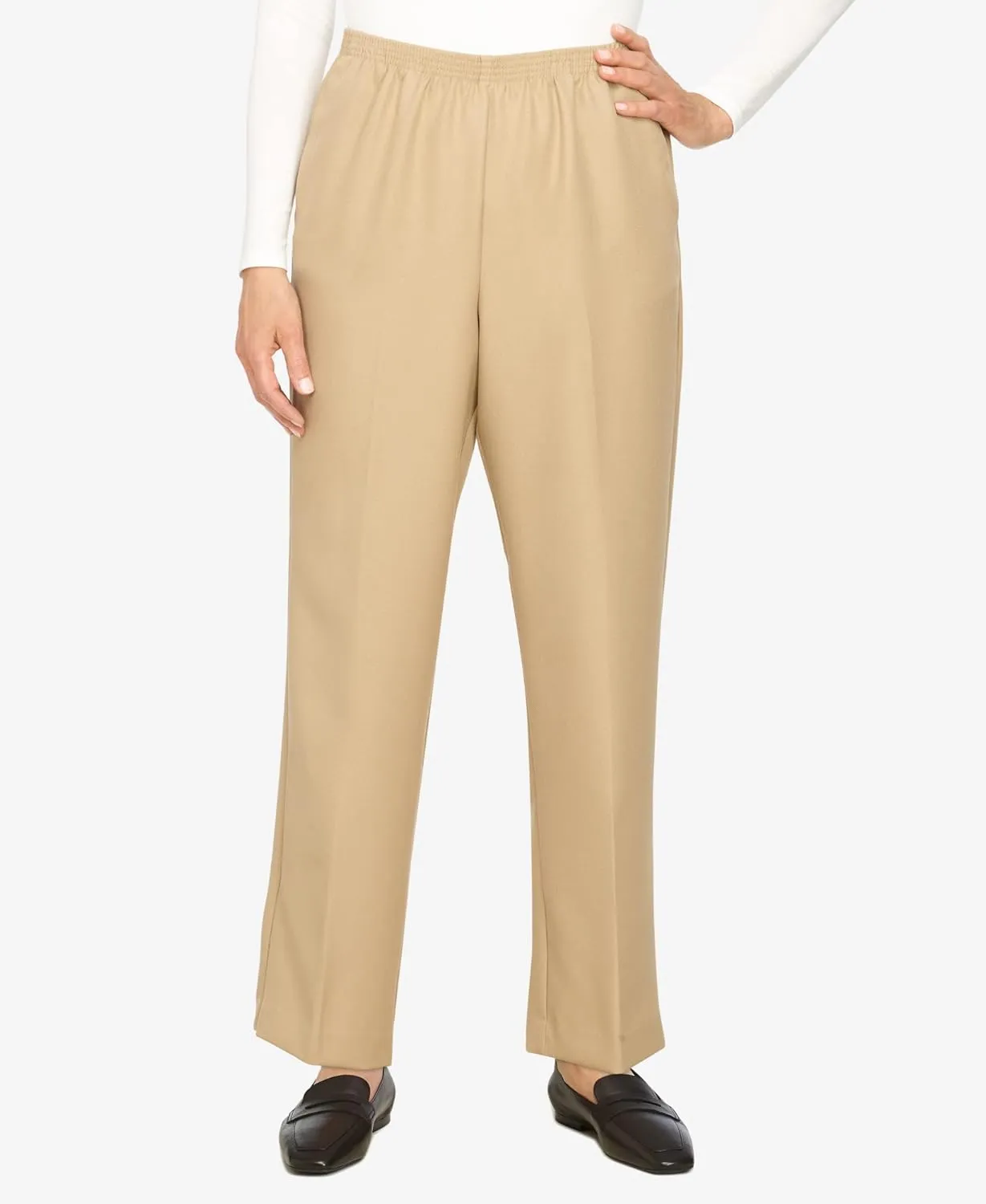 Alfred Dunner Classics Elastic Waist Pants