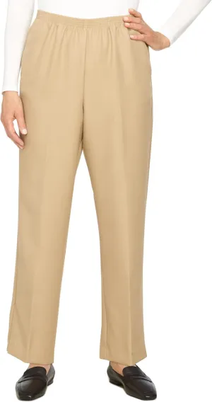 Alfred Dunner Classics Elastic Waist Pants
