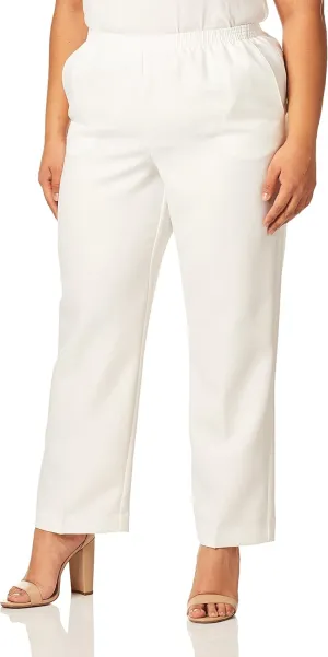 Alfred Dunner Classics Elastic Waist Pants