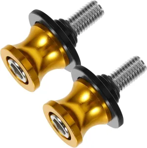 Alipis Motorcycle Frame Sliders 10mm Swing Arm Spool Screws Iron Stand Easy to Install