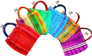 Alondra's Imports Mexican Candy Bags & Mini Mercado Mesh Bags - Fiesta Bolsas (36 Pack, 10 x 7)