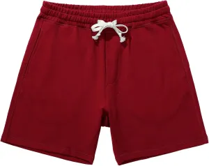 AMY COULEE Mens Athletic Workout Shorts 5.5" Cotton Casual Shorts Elastic Waist Joggers Sports Sweat Shorts