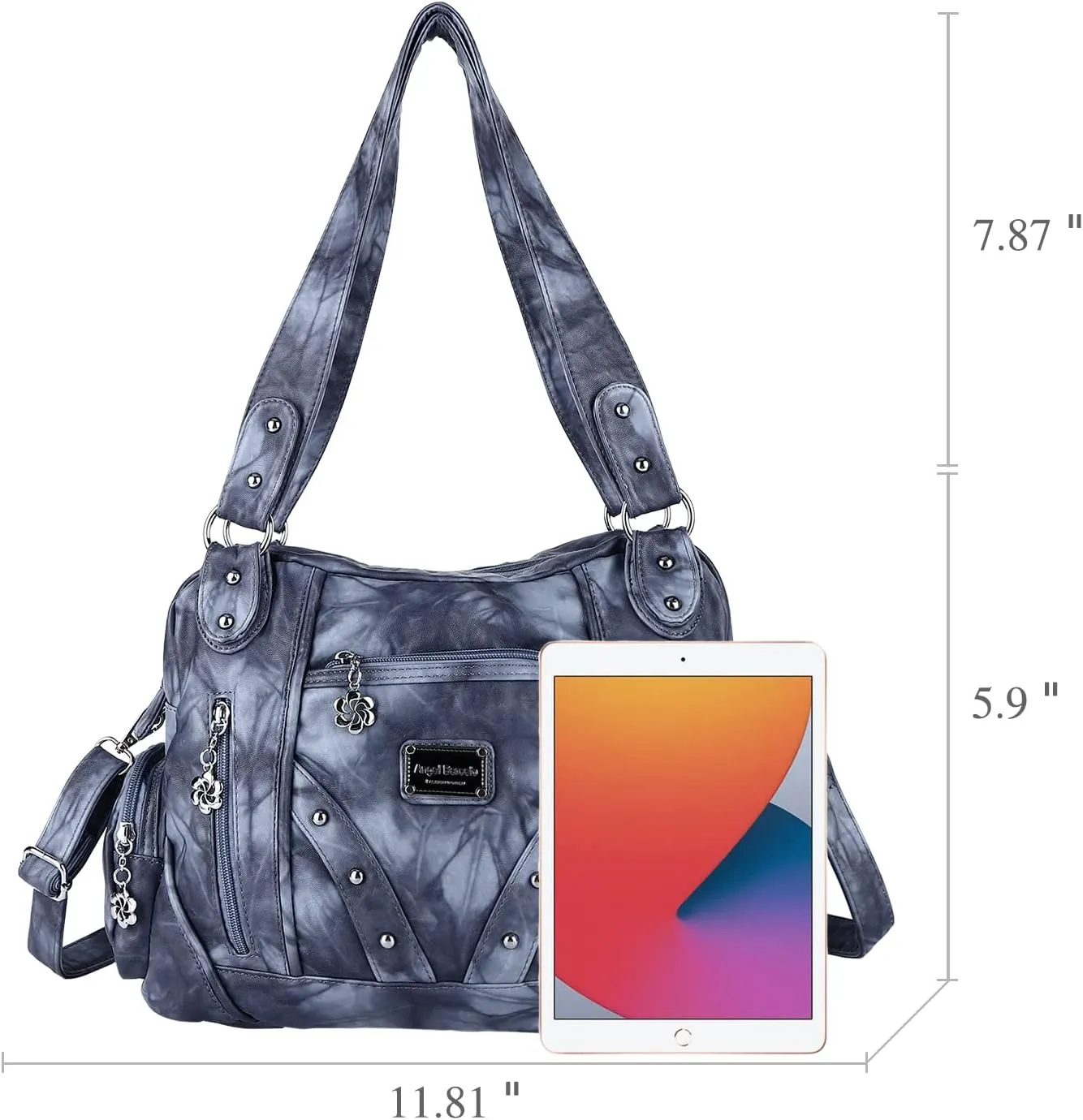 Angel Barcelo Hobo Bag for Women Crossbody Purse and Handbags Ladies Shoulder Bags