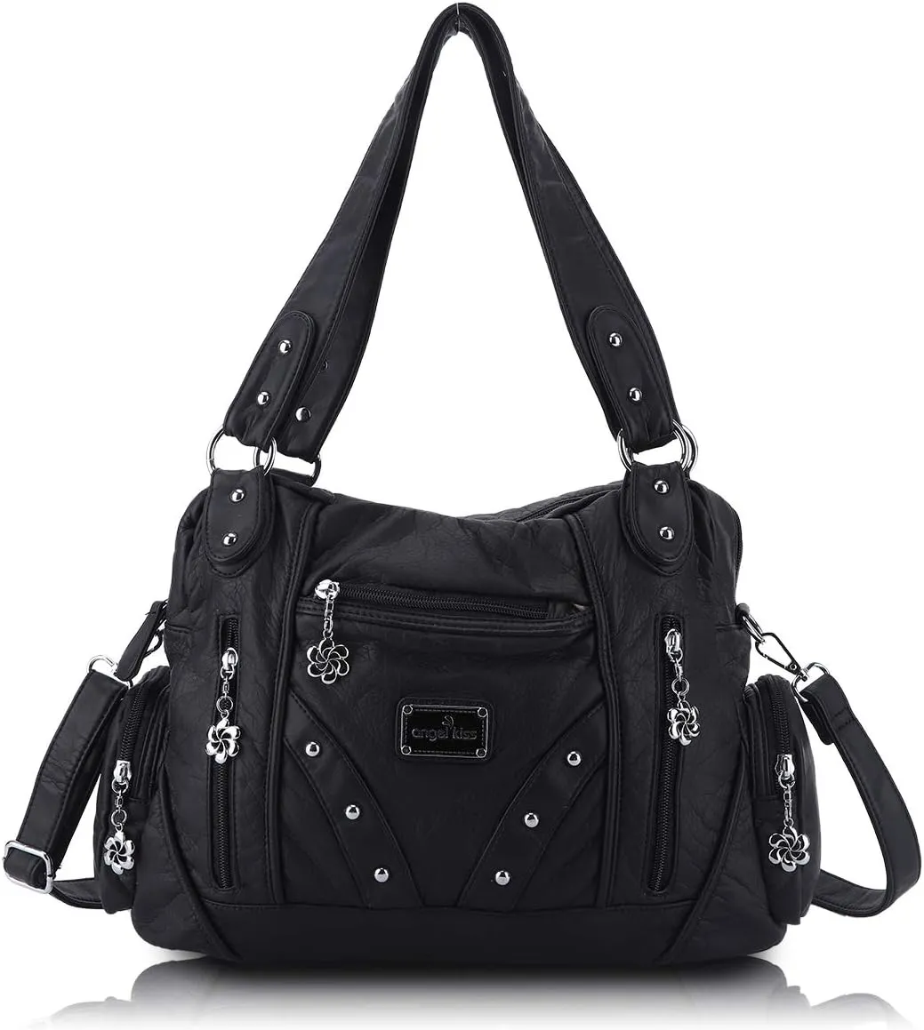 Angel Barcelo Hobo Bag for Women Crossbody Purse and Handbags Ladies Shoulder Bags