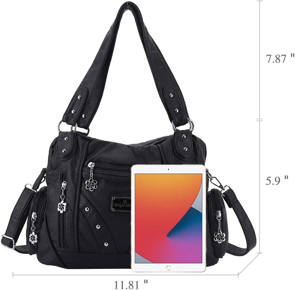 Angel Barcelo Hobo Bag for Women Crossbody Purse and Handbags Ladies Shoulder Bags