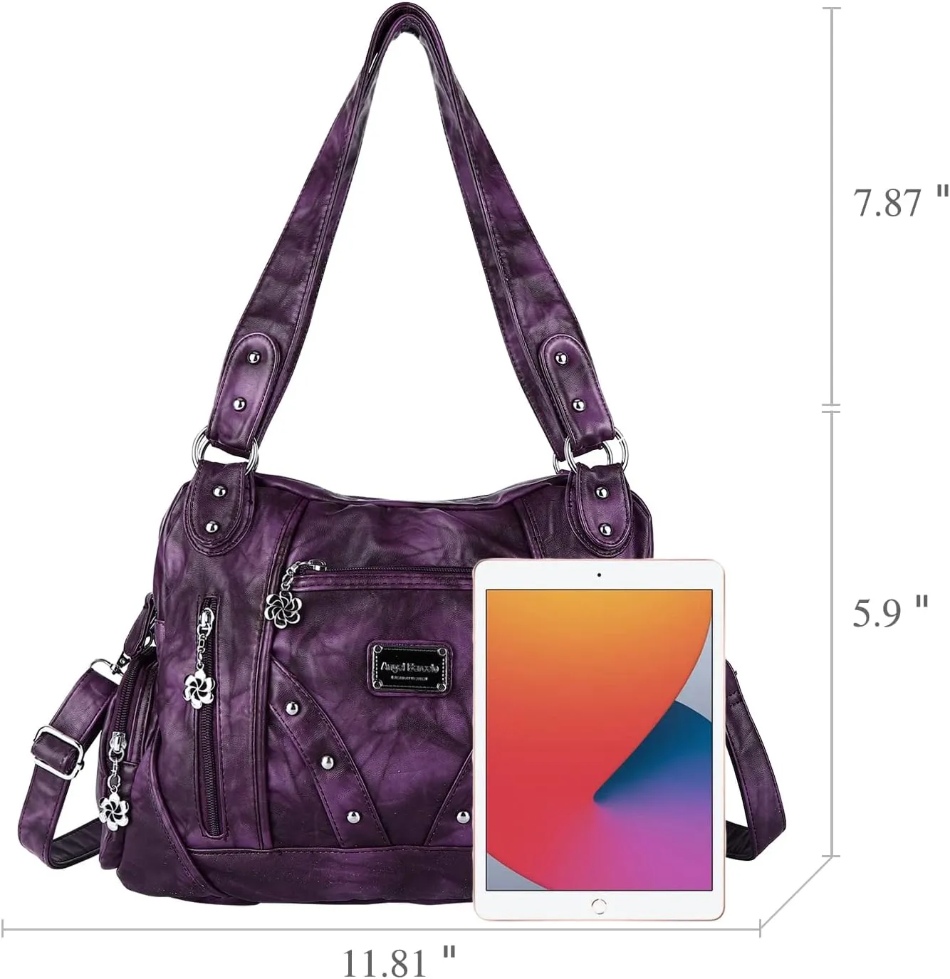 Angel Barcelo Hobo Bag for Women Crossbody Purse and Handbags Ladies Shoulder Bags