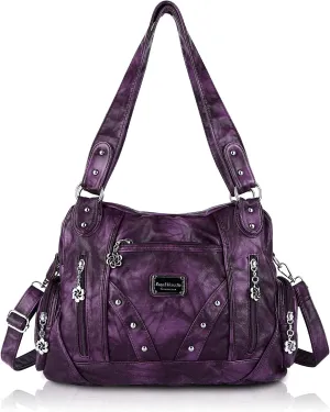 Angel Barcelo Hobo Bag for Women Crossbody Purse and Handbags Ladies Shoulder Bags
