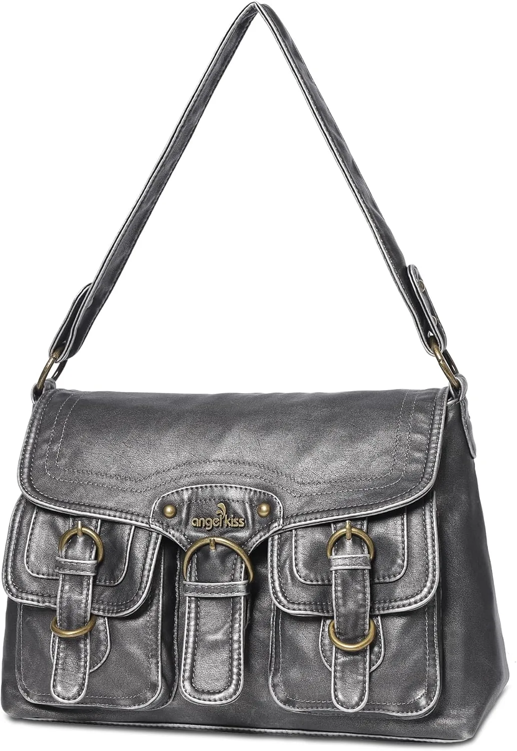 Angel Kiss Purses and Handbags for Women,Vegan Leather Hobo Purses Crossbody Hobo Bag Tote Satchel Handbags