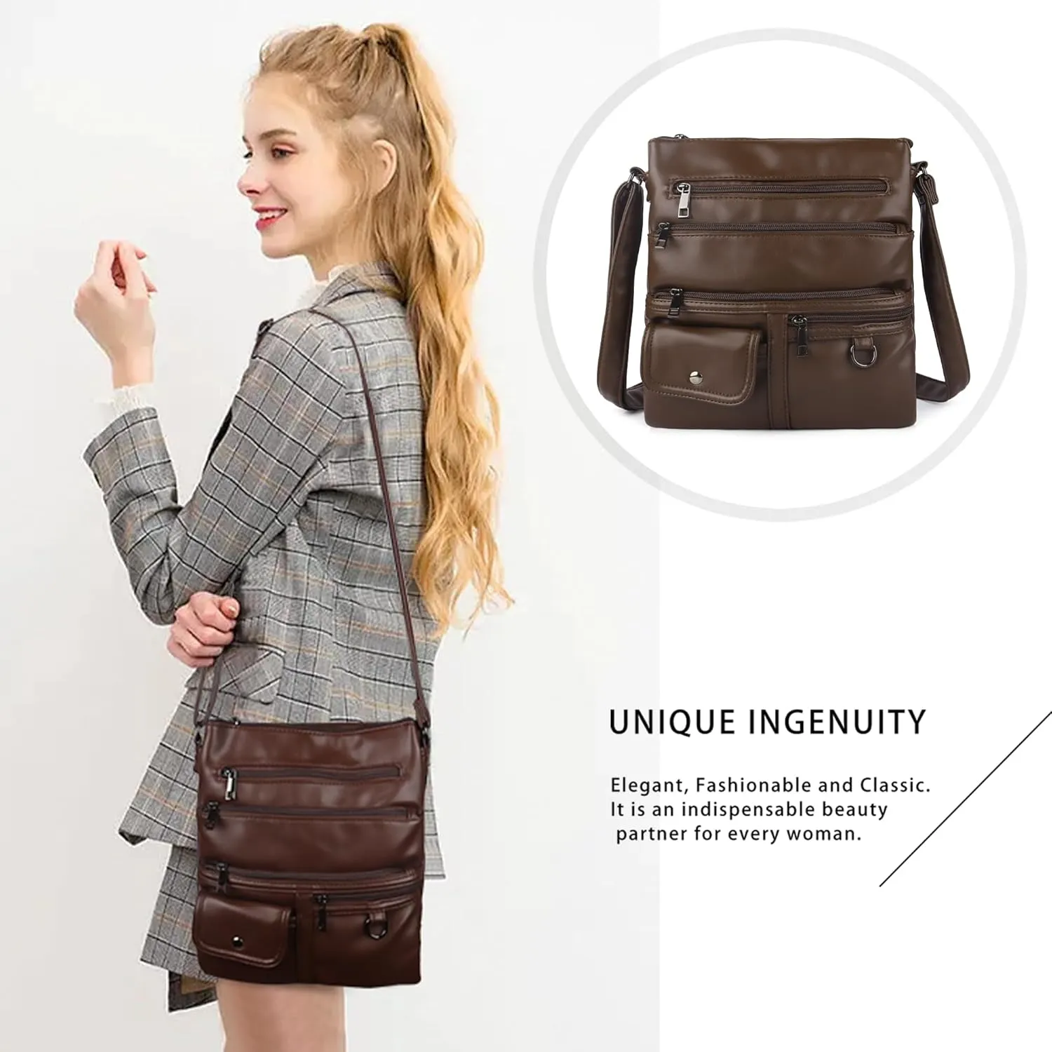Angel Kiss Small Shoulder Bag for Women Crossbody Purses and Handbags Multi Pockets Hobo Bags