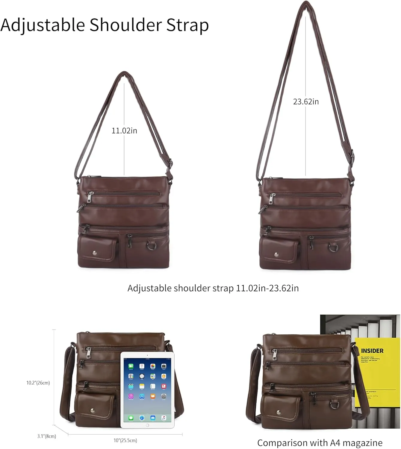 Angel Kiss Small Shoulder Bag for Women Crossbody Purses and Handbags Multi Pockets Hobo Bags