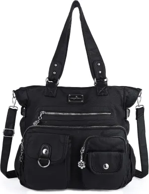 Angelkiss Purses and Handbag for Women Soft Leather Hobo Bags Satchel Shoulder Bags Ladies Tote Crossbody Bag