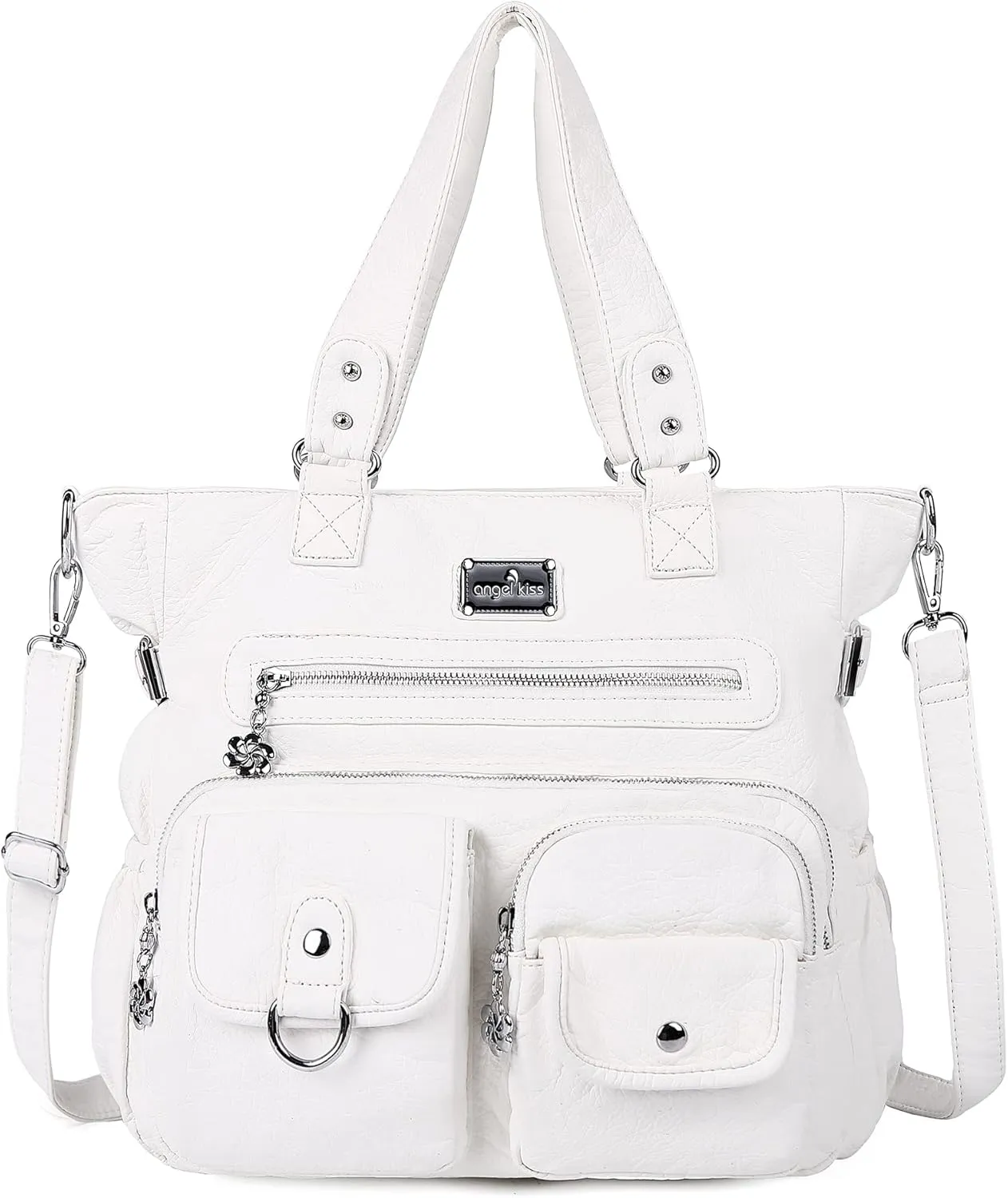 Angelkiss Purses and Handbag for Women Soft Leather Hobo Bags Satchel Shoulder Bags Ladies Tote Crossbody Bag
